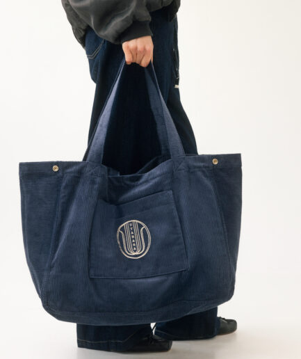 NAVY BLUE REGULAR bawełniana torba shopper